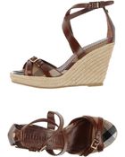 Burberry London Espadrilles - Lyst
