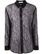 Equipment Sheer Blouse - Lyst