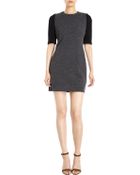 Barneys New York Short Sleeve Colorblock Dress - Lyst
