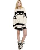 Isabel Marant Oversized Techno Wool Blend Sweater - Lyst