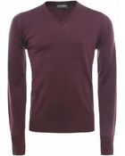 John Smedley Bobby V-Neck Sweater - Lyst