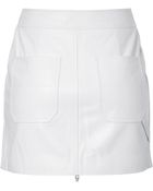 T By Alexander Wang Leather Skirt - Lyst