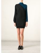 Vionnet Contrast Panel Dress - Lyst