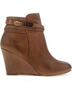 Chinese Laundry Unleash Wedge Booties - Lyst
