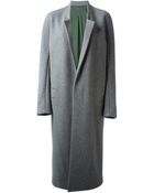 Haider Ackermann Coat Savoia Anthracite - Lyst