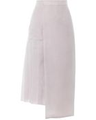Roksanda Tillot Silk-Organza Pleated Skirt - Lyst