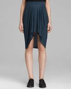 Helmut Lang Skirt - Scala Jersey Pleat Front - Lyst