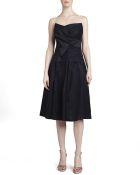 Donna Karan New York Strapless Sculpted Bustier Dress - Lyst