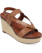 Lucky Brand Women'S Naturale Platform Wedge Sandals - Lyst
