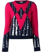 Kenzo Sequined Sweater - Lyst