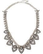 Kenneth Jay Lane Rhinestone Arrow Station Necklace - Lyst