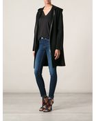 Acne Studios Hooded Coat - Lyst