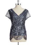 Marina Sequined Top - Lyst