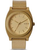 Nixon The Time Teller Metallic Strap Watch, 40Mm - Lyst