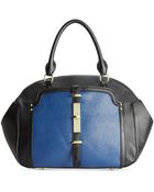 Nine West Textured Take Down Satchel - Lyst