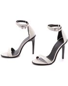 Tibi Amber Ankle Sandals - Putty - Lyst