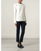 Pinko Embellished Sweater - Lyst