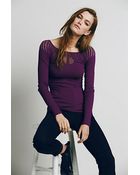 Intimately Womens Cut Out Neck Long Sleeve Top - Lyst