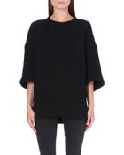 Helmut Lang Dropped Shoulder Sweatshirt - Lyst