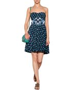 Vanessa Bruno Strapless Dress - Lyst