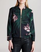 Ted Baker Jacket - Azeeza Palm Floral Bomber - Lyst
