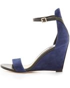 B Brian Atwood Roberta Ankle Strap Wedge Sandals - Lyst