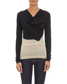 Derek Lam Colorblock Pullover Sweater - Lyst