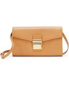 Saks Fifth Avenue Alexa Leather Mini Crossbody Bag - Lyst