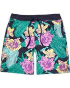 River Island Navy Antioch Tropical Floral Print Shorts - Lyst