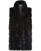 Harrods Of London Long Rex Gilet - Lyst