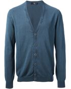 Fay V-Neck Cardigan - Lyst