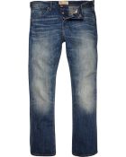 River Island Mid Wash Clint Bootcut Jeans - Lyst