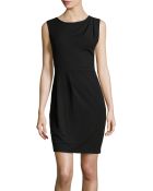 Halston Heritage Sleeveless Pleated Cocktail Dress - Lyst