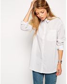 Asos Boyfriend Shirt - Lyst