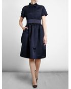Christopher Kane Belted Blouse Dress - Lyst