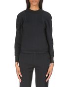 3.1 Phillip Lim Textured Stretch Jersey Sweatshirt - Lyst