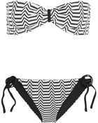 Missoni Metallic Crochet-Knit Bandeau Bikini - Lyst