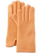Portolano Cashmere Honeycomb-Knit Glove - Lyst