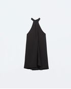 Zara Top With Front Slit - Lyst