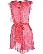 Just Cavalli Short Dress - Lyst