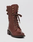 Sam Edelman Lace Up Booties - Darwin - Lyst