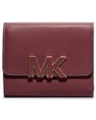 Michael Kors Florence Leather Billfold - Lyst