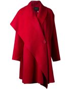 Lanvin Oversized Blanket Coat - Lyst