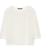 Tibi Silk Crepe De Chine Top - Lyst