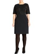 Lafayette 148 New York Filigree Lace Shift Dress - Lyst