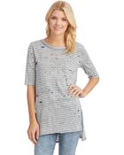 Free People Shredded Muscle Tee - Lyst