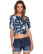 Joe's Jeans Crop Tee - Lyst