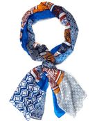 Diane von Furstenberg Silk New Boomerang Scarf - Lyst