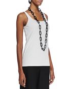 Eileen Fisher Silk Jersey Long Slim Camisole - Lyst