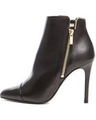 Lanvin Leather Ankle Boots - Lyst